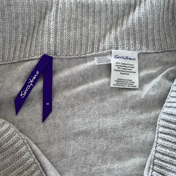 Seraphine Cotton & Cashmere Cardigan - Picture 8 of 13